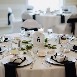 Marble Table Numbers Handmade